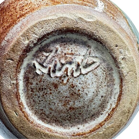 Lunt Signed Stoneware Pottery Pitcher - Picture 7 of 8